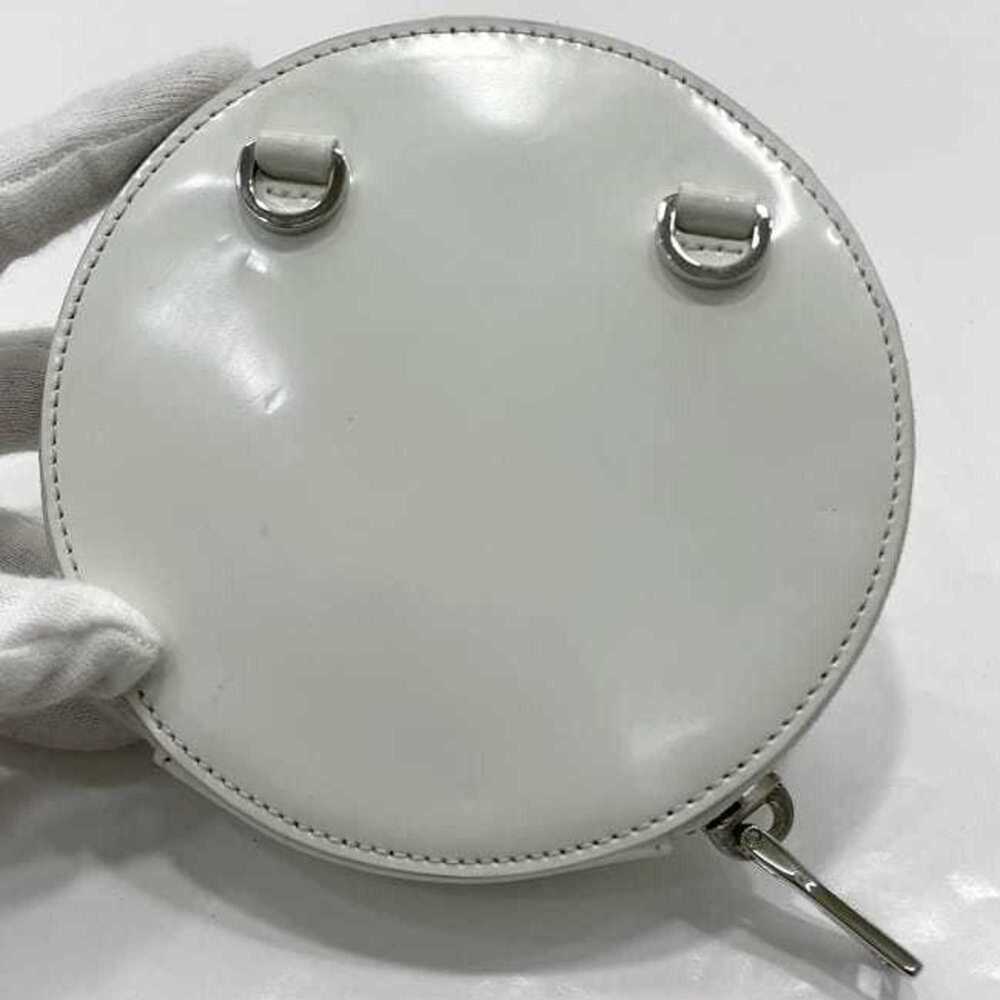 PRADA White Leather Pochette Shoulder Bag - Picture 10 of 11